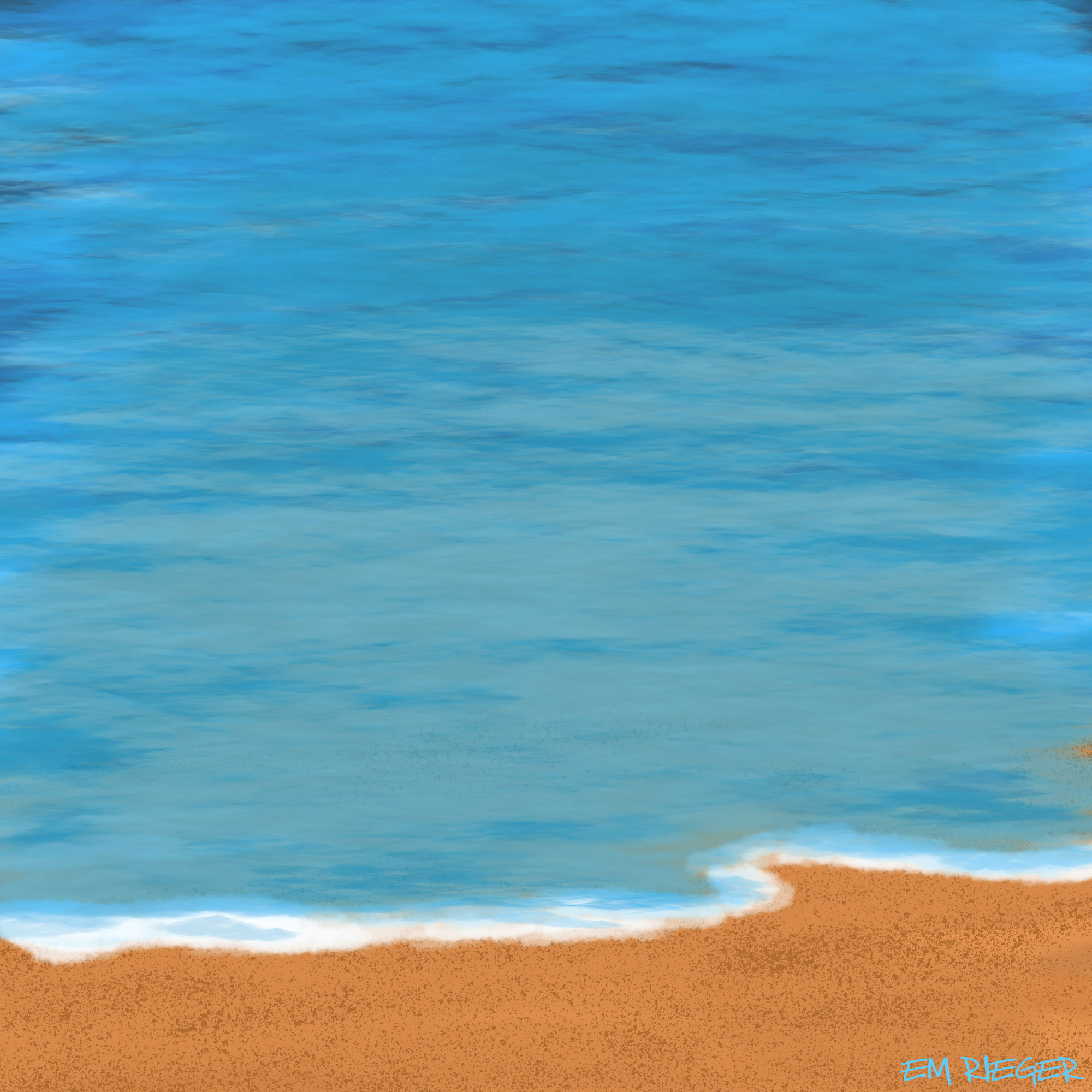 ocean love painting